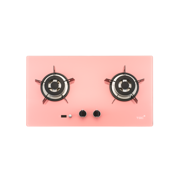 TGC TRTB62ST-G 粉紅色密封爐頭嵌入式平面爐：5.0kW強勁火力，易潔時尚之選